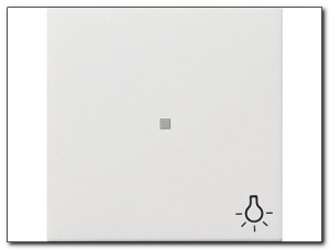 Gira Klawisz kontrolny symbolem światła Gira F100 biały 0674112