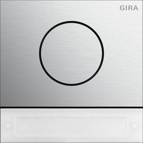 Gira Moduł bramofonu z przyciskiem uruchamiania System 106 aluminium 5569926