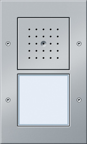 Bramofon natynkowy pojedynczy System Domofon aluminiowy 126665