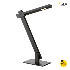 SLV Lampa biurkowa MECANICA PLUS TL, LED, wewnętrzna, 2700-6500K, kolor czarny - 1002404