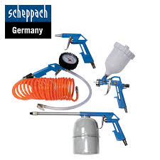 Scheppach Zestaw osprzętu pneumatycznego 5-częściowy