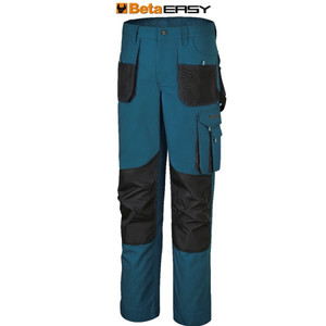 Beta Spodnie robocze EASY z płótna T/C niebieskozielone (Seria 7900P) Rozmiar XS 079000600