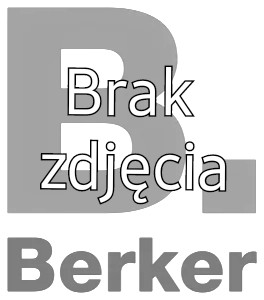 Berker W.1 Łącznik świecznikowy z gniazdem z uziemieniem pionowy, kompletny, IP55, biały 6768853512