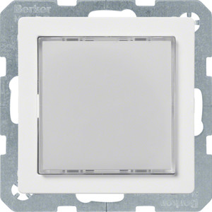 Berker Q.x Sygnalizator świetlny LED podświetlenie białe -  biały aksamit - 29536089