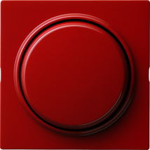 Gira Łącznik przyciskowy (samopowrotny) krzyżowy S-Color czerwony 012743