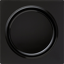 Gira Łącznik przyciskowy (samopowrotny) pojedynczy uniwersalny (schodowy) S-Color czarny 012647