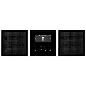 Jung LS Zestaw Stereo Radio cyfrowe DAB+ Bluetooth - Czarny - DABLS2BTSW