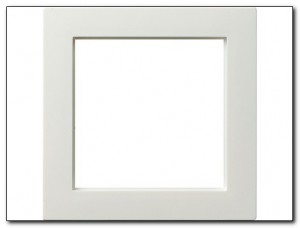 Gira Ramka pośrednia 50x50 kwadratowa S-Color biały 028240