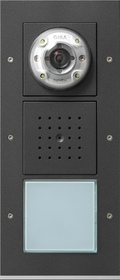 Wideobramofon natynkowy pojedynczy System Domofon antracytowy 126967