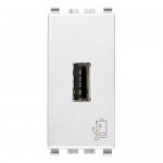 Vimar Eikon Gniazdo ładowarki USB 5V 1,5A dla 120-230V 1M - Białe - 20292.B