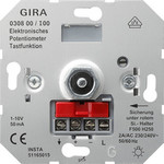 Gira Potencjometr elektroniczny 1-10V z przyciskiem 030800