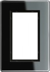Gira Ramka 1.5x Gira Esprit (Szkło C czarne) do gniazd podwójnych 1001505
