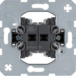 Berker Łącznik żaluzjowy 2-klawiszowy przyciskowy (samopowrotny), mechanizm 53503520