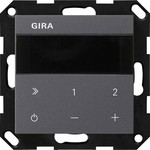 Gira Radio podtynkowe IP WiFi Bluetooth bez głośnika System 55 antracytowy 232028