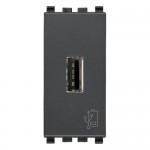 Vimar Eikon Gniazdo ładowarki USB 5V 1,5A dla 120-230V 1M - Antracyt - 20292