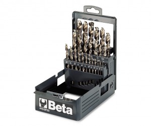 Beta Zestaw 19-stu wierteł krętych cylindrycznych (Seria 415) w pudełku 1-10mm 004150419