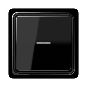 Jung Przycisk CD Plus Podświetlony – Czarny – Ramka wewnętrzna – Czarna