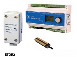Elektra Regulator temperatury ETOR2, manualny, elektroniczny, DIN