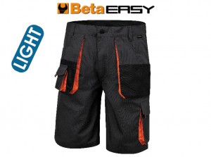 Beta Spodnie robocze krótkie lekkie BetaEasy szare (Seria 7861E) Rozmiar XS 078610900