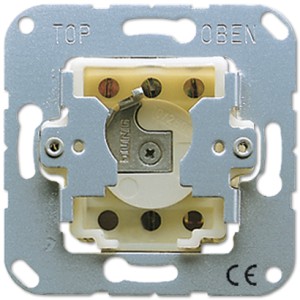 Jung Mechanizm przełącznika kluczowego – żaluzjowy 2-biegunowy - 10 AX / 250 V - 104.28