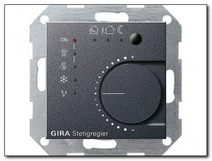 Gira Regulator KNX System 55 antracytowy 210028