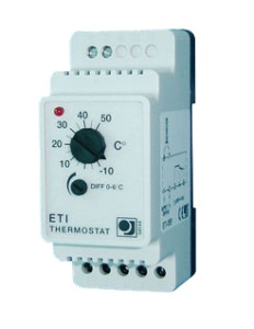 Elektra Regulator temperatury ETI 1522,  manualny, elektroniczny, DIN