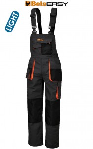 Beta Spodnie robocze na szelkach lekkie BetaEasy szare (Seria 7863E) Rozmiar XXXXL L 078630903