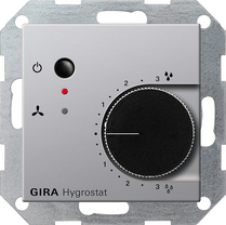 Gira Higrostat Gira E22 aluminium 2265203