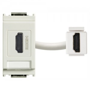 Vimar Idea Gniazdo HDMI 1M - Białe - 16334.B
