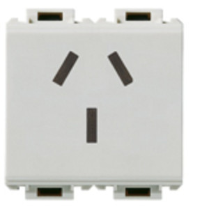 Vimar 2P 20A Argentinian outlet white 18206.B