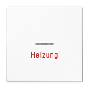 Jung Klawisz pojedynczy z opisem "Heizung Notschalter" LS990HWW