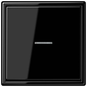 Jung Przełącznik LS 990 Pojedynczy z podświetleniem – Czarny