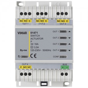 Vimar Aktor wielofunkcyjny 16A 120-230V z 4-ma wyjściami 4M - 01471