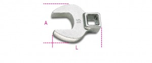 Beta Głowica specjalna 3/8''- klucz płaski 19mm 009100144