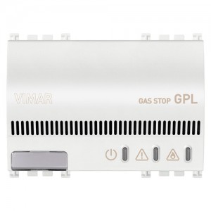 Vimar Detektor LPG (propan-butan) 230V z sygnalizacją świetlną i akustyczną 3M - Biały - 19421.B