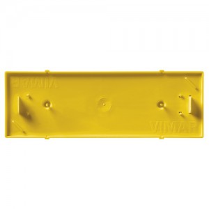 Vimar Pokrywa do puszki montażowej podtynkowej 6M do ścian murowanych - Żółta - V71326