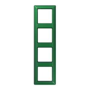 Jung Ramka 4-krotna - Zielona (Termoplastik) - AS584BFGN