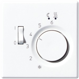 Jung Pokrywa termostatu do ogrzewania podłogowego FTR231 U LSFTR231PLWW