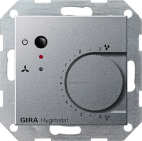 Gira Higrostat System 55 kolor aluminium 226526