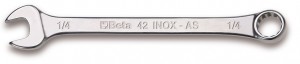 Beta Klucz płasko-oczkowy calowy 9/16'' INOX 000420364