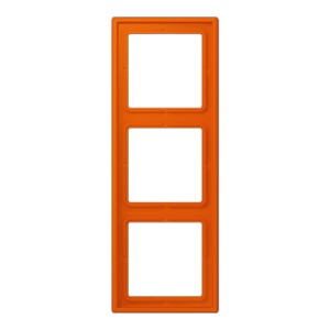 Jung Ramka 3-krotna Les Couleurs® Le Corbusier - Orange vif - LC9834320S