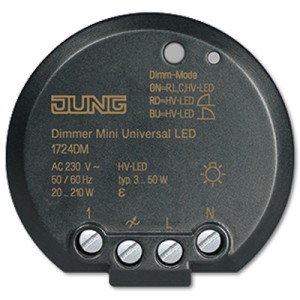 Jung Ściemniacz uniwersalny Mini LED - 1724DM
