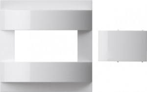 Gira Osłona wyłącznika samoczynnego z zestawem przysłon, Standard Gira F100 (Biały) 1470112