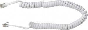 Gira Kabel spiralny słuchawkowy do unifonu System 55 (Biały) 141727
