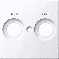 Merten Płytka centralna z oznaczeniem R/TV+SAT gniazd antenowych MTN299825