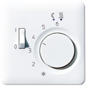 Jung Pokrywa termostatu do ogrzewania podłogowego FTR231 U CDFTR231PLWW