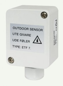 Elektra Zewnętrzny czujnik temperatury powietrza ETF-744/99 w hermetycznej obudowie