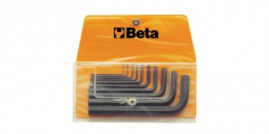 Beta Zestaw kluczy trzpieniowych kątowych w pokrowcu 1,5-12mm 10szt. 000960650
