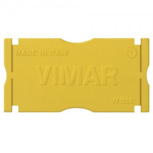 Vimar Ekran rozdzielający do puszek montażowych V71303 - V71306 - Żółty - V71550