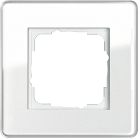 Gira Ramka pojedyncza Gira Esprit Szkło C białe 0211512